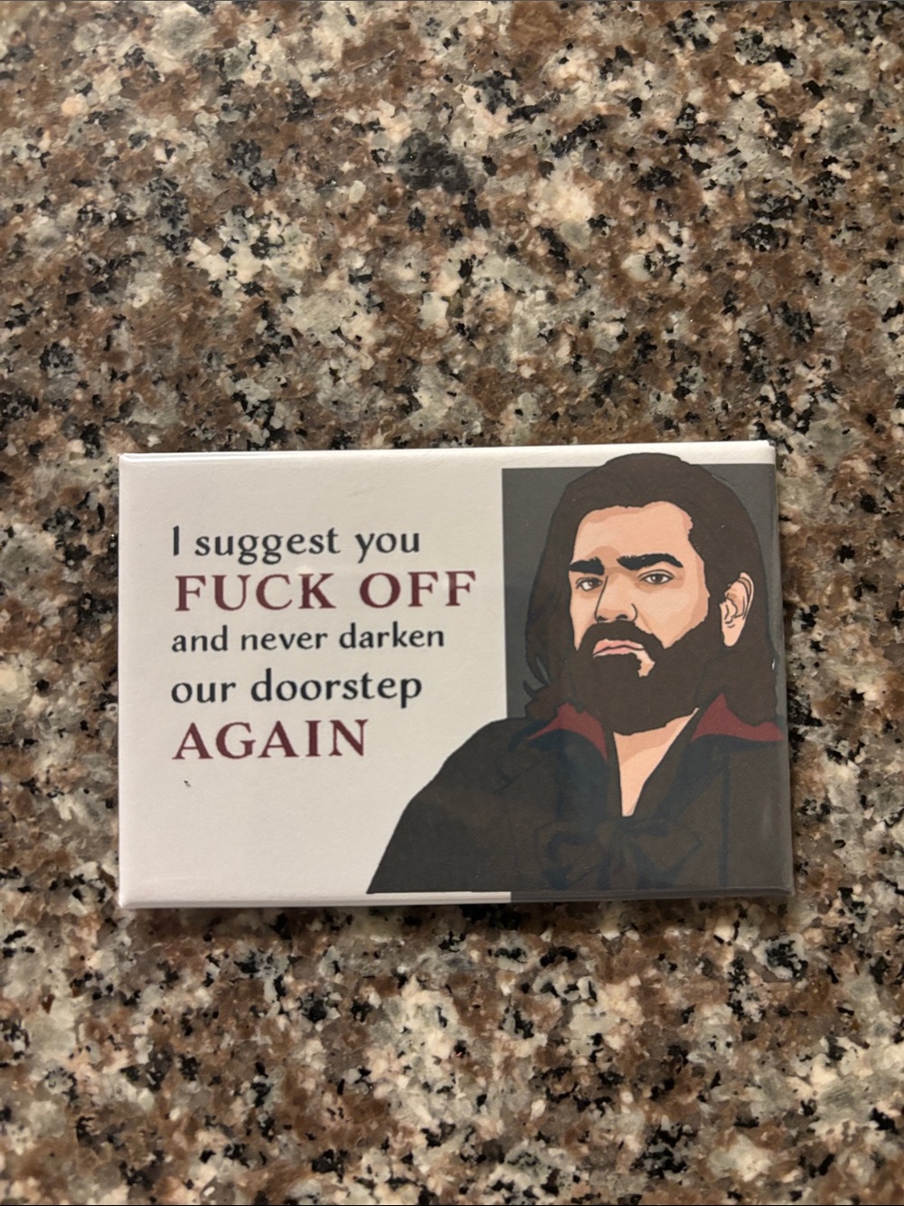 What we do in the shadows 3x2 inch magnet